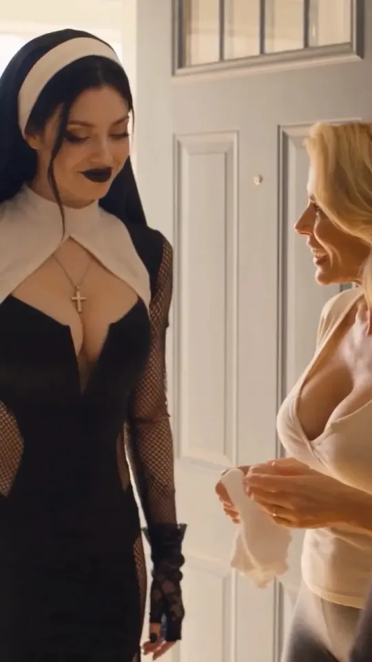 Opening frame of The Nun in Our Guest Room episode 1